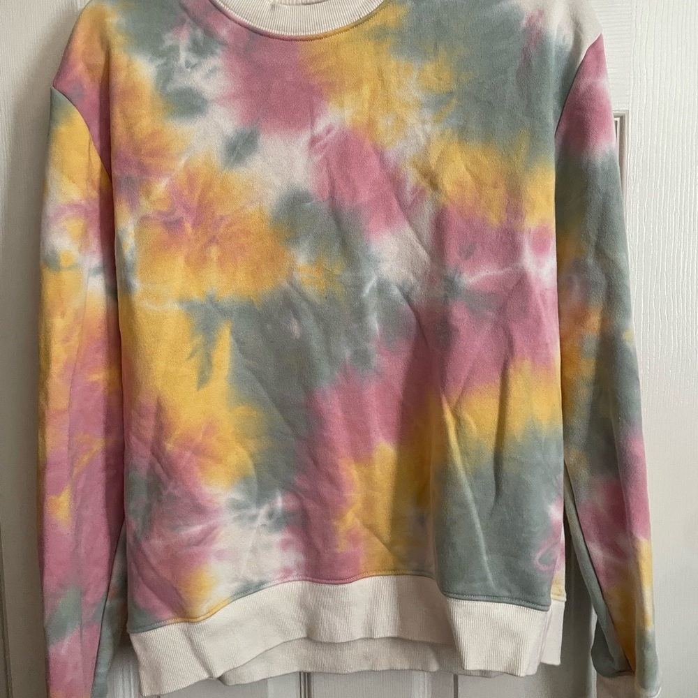 Pink Lily Multicolor Tie-Dye Sweater